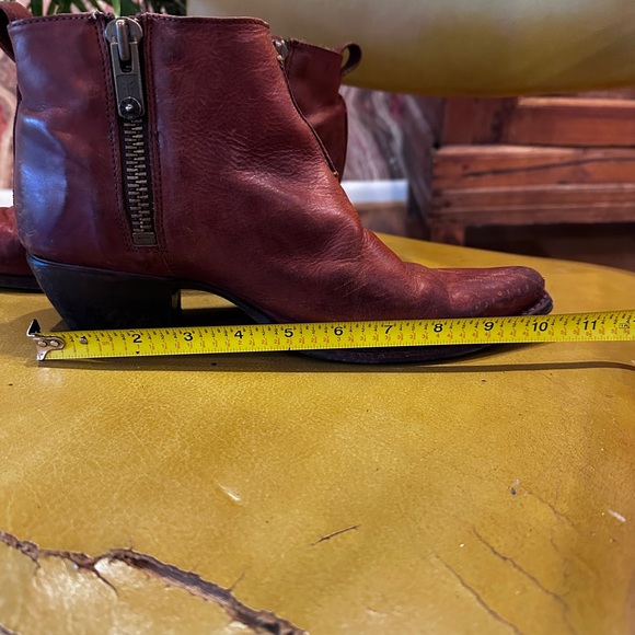 Frye Brown Leather Ankle Booties Women’s Size 10 - Picture 6 of 8